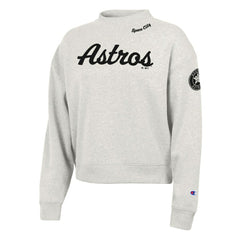 Houston Astros Champion Women's Triumph Tri-Blend Sweatshirt - Stone
