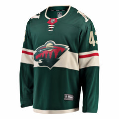 Quinn Hughes Minnesota Wild Fanatics Home Breakaway Jersey Green