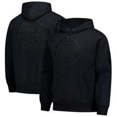 Detroit Pistons Phantom Fleece Hoodie sale - Black | Mitchell & Ness for sale
