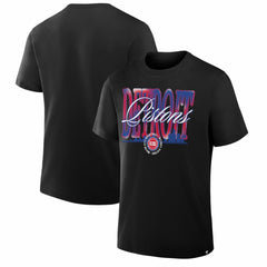 Detroit Pistons Chrome Legacy T-Shirt sale - Black discount