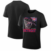 Detroit Pistons Chrome Legacy T-Shirt sale - Black on sale