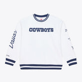 Dallas Cowboys White Out Fleece Sweatshirt - White discount