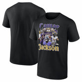 Lamar Jackson Baltimore Ravens Notorious T-Shirt - Black cheap