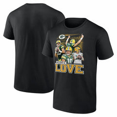 Jordan Love Green Bay Packers Notorious T-Shirt - Black online