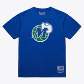Dallas Mavericks Unisex Hardwood Classics Arch T-Shirt sale - Royal | Mitchell & Ness discount