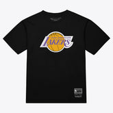 Los Angeles Lakers Unisex Hardwood Classics Arch T-Shirt - Black | Mitchell & Ness discount