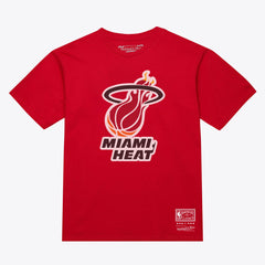 Miami Heat Unisex Hardwood Classics Arch T-Shirt - Red | Mitchell & Ness sale