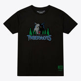 Minnesota Timberwolves Unisex Hardwood Classics Arch T-Shirt - Black | Mitchell & Ness sale