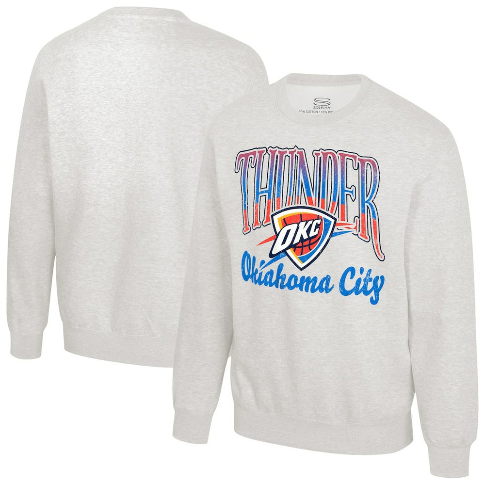 Oklahoma City Thunder Stadium Essentials Unisex Sky High Fleece Sweatshirt - Oatmeal cheap