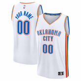 Oklahoma City Thunder Youth Fastbreak Custom Jersey - Association Edition - White | Fanatics cheap