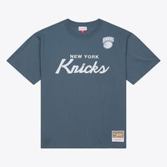 New York Knicks Thunderstorm T-Shirt - Blue | Mitchell & Ness sale