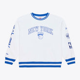 New York Knicks Arctic Fleece Sweatshirt - White | Mitchell & Ness outlet