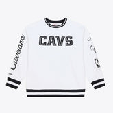 Cleveland Cavaliers Arctic Fleece Sweatshirt sale - White | Mitchell & Ness outlet