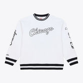 Chicago Bulls Hardwood Classics Arctic Fleece Sweatshirt - White | Mitchell & Ness shop