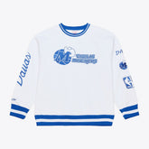 Dallas Mavericks Arctic Fleece Sweatshirt sale - White | Mitchell & Ness on sale