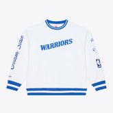Golden State Warriors Arctic Fleece Sweatshirt sale - White | Mitchell & Ness shop