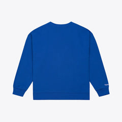 Golden State Warriors Women's Hardwood Classics Script Lightweight Sweatshirt sale - Royal | Mitchell & Ness on sale