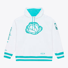 Memphis Grizzlies Artic Fleece Hoodie - White | Mitchell & Ness for sale