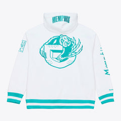 Memphis Grizzlies Artic Fleece Hoodie - White | Mitchell & Ness for sale