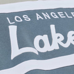 Los Angeles Lakers Thunderstorm Head Coach Quarter-Zip Jacket - Blue | Mitchell & Ness on sale