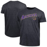 Arizona Diamondbacks Champion Cooperstown Wordmark Lockup Tri-Blend T-Shirt - Black