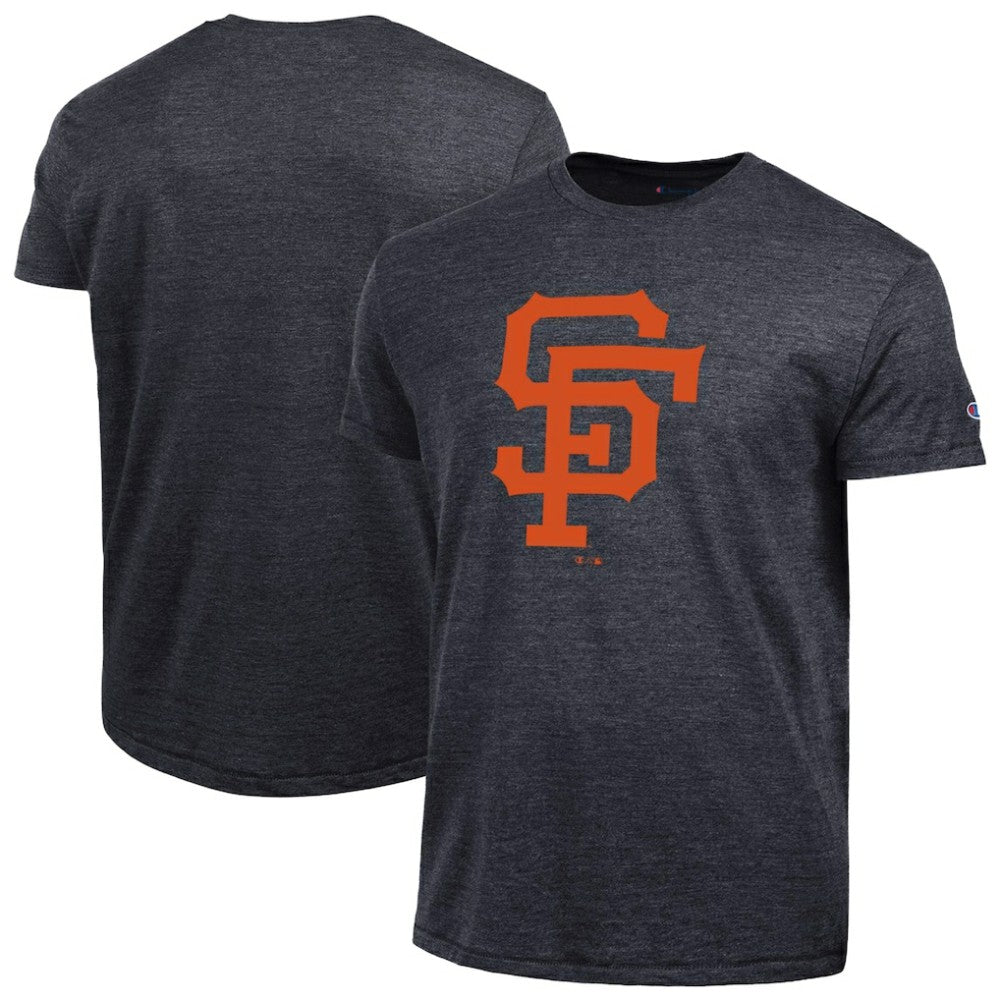 San Francisco Giants Champion Cooperstown Logo Tri-Blend T-Shirt - Black