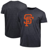 San Francisco Giants Champion Cooperstown Logo Tri-Blend T-Shirt - Black
