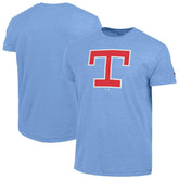 Texas Rangers Champion Cooperstown Logo Tri-Blend T-Shirt - Light Blue