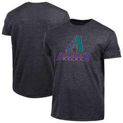 Arizona Diamondbacks Champion Cooperstown Logo Tri-Blend T-Shirt - Black