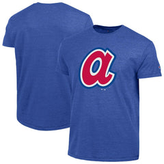 Atlanta Braves Champion Cooperstown Logo Tri-Blend T-Shirt - Royal