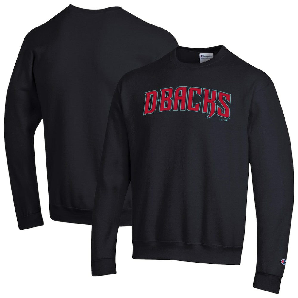 Arizona Diamondbacks Champion Powerblend Wordmark Sweatshirt - Black