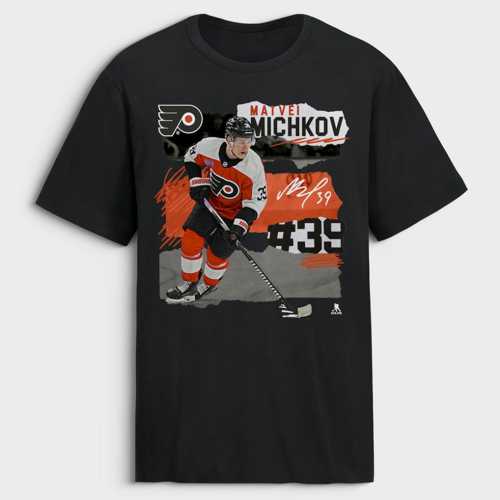 Matvei Michkov Philadelphia Flyers Fresh Ice T-Shirt Black