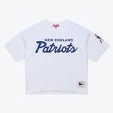New England Patriots Women's Head Coach Cropped T-Shirt - White online