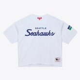 Seattle Seahawks Women's Head Coach Cropped T-Shirt - White for sale