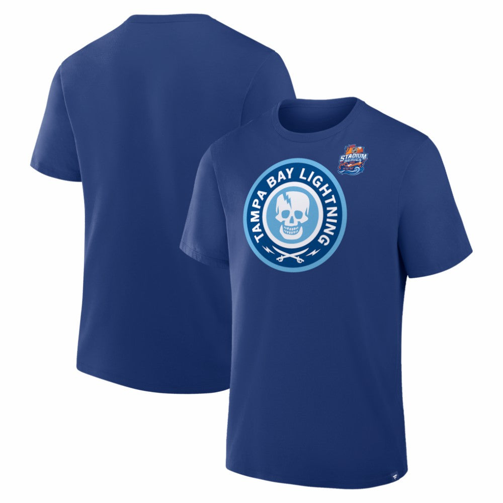 Tampa Bay Lightning 2026 NHL Stadium Series Secondary Logo T-Shirt Blue