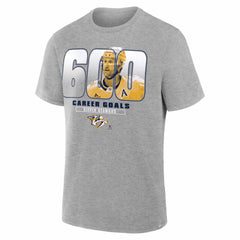 Steven Stamkos Nashville Predators 600th Career Goal T-Shirt Gray