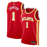 Jalen Johnson Atlanta Hawks Unisex Swingman Jersey - Icon Edition - Red | Nike discount