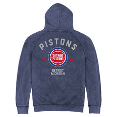 Detroit Pistons Stadium Essentials Unisex Get Back Vintage Raglan Hoodie sale - Blue cheap