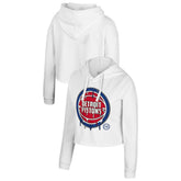 Detroit Pistons Stadium Essentials Women's Ice Cream Cropped Hoodie sale - White for sale