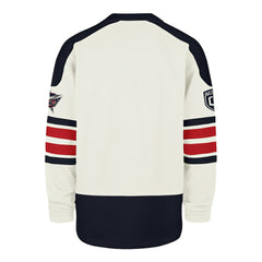 Columbus Blue Jackets '47 Pond Hockey Trio Eternal Lacer Sweatshirt Cream