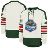Minnesota Wild '47 Pond Hockey Trio Eternal Lacer Sweatshirt Cream