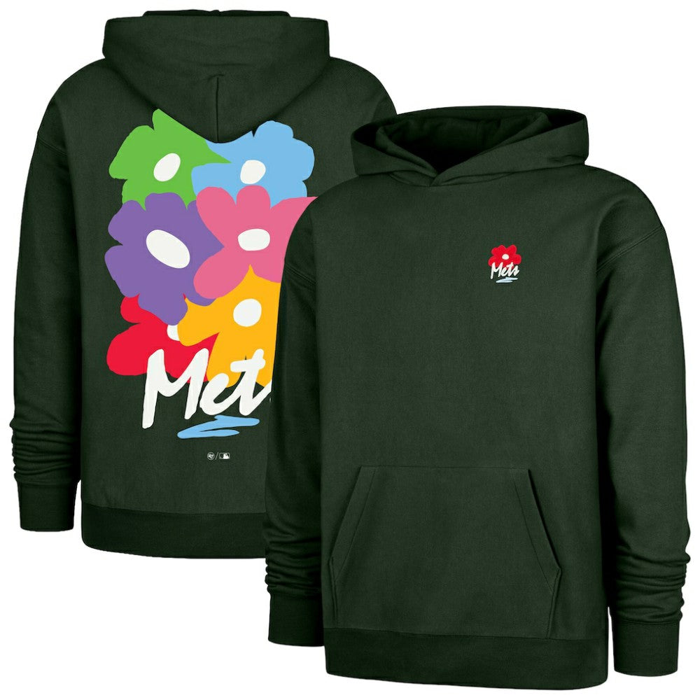 New York Mets Gallery Foundation Hoodie - Dark Green | 47 brand