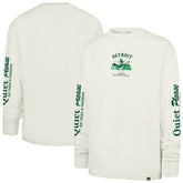 Detroit Tigers Quiet Please Foundation Long Sleeve T-Shirt - Cream | 47 brand