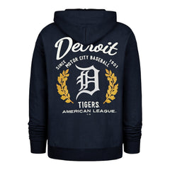 Detroit Tigers Souvenir Laurels Foundation Hoodie - Navy | 47 brand