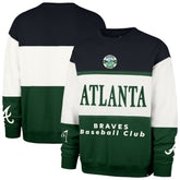Atlanta Braves Tee Up Maximalist Fleece Sweatshirt - Green | 47 brand