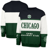 Chicago Cubs Tee Up Maximalist Fleece Sweatshirt - Green | 47 brand
