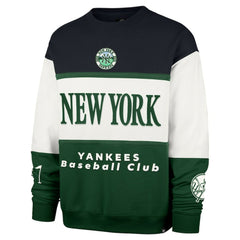 New York Yankees Tee Up Maximalist Fleece Sweatshirt - Green | 47 brand