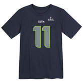 Jaxon Smith-Njigba Seattle Seahawks Preschool Super Bowl LX Patch Name & Number T-Shirt - College Navy | Nike discount