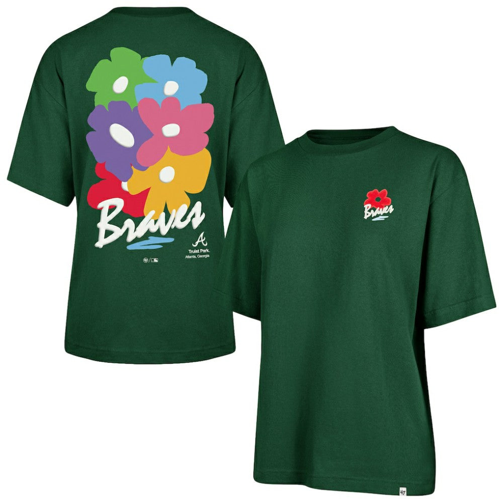 Atlanta Braves Unisex Gallery Foundation T-Shirt - Dark Green | 47 brand