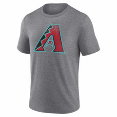 Arizona Diamondbacks Heritage Personalized Any Name & Number Tri-Blend T-Shirt - Gray